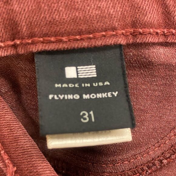 Flying Monkey ladies 31 Maroon Skinny Jeans - Picture 2 of 3
